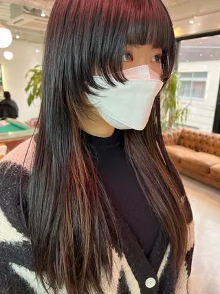 カラー ヘアアレンジ 🧨ブリーチー×ボブ レイヤー💎じゅえるのヘアスタイル