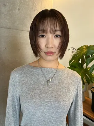 ショート レイヤーカット\ウル フ　chinatsuのヘアスタイル