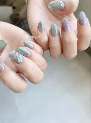 ネイル 北浦和 自爪育成ケアのネイルデザイン