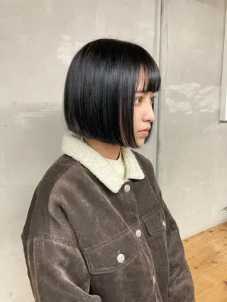 ショート カラー BRUNTJET所属・MAEDA MADOKAのヘアスタイル