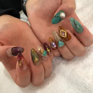 キッズ ネイル マツエク・マツパ a:Qネイル /久米川のネイルデザイン