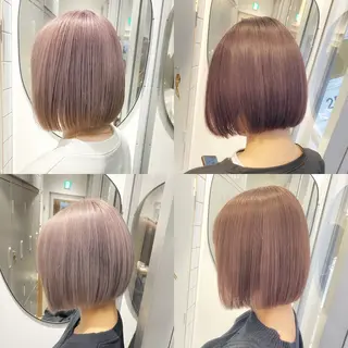 ショート カラー SALOWIN新宿三丁目【サロウィン】所属・レイヤー🔶髪質改善 🔶透明感カラー青木のヘアスタイル