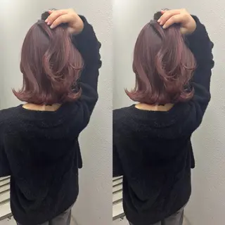 ミディアム 💗レイヤーショート ボブ艶髪/竜也💗のヘアスタイル
