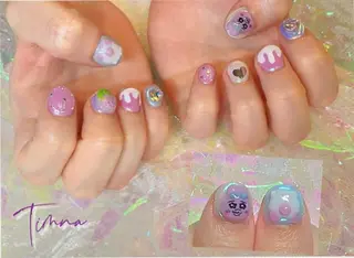 ショート NAILSALON 🍔Timna🍟のネイルデザイン