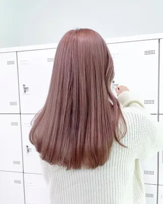 ロング RIKO👼🏻💓 韓国ガーリーのヘアスタイル