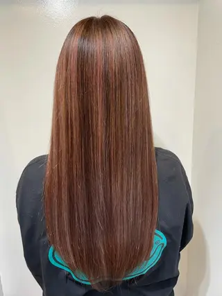 ロング カラー ヘアアレンジ 🌈本物の髪質改善 森田涼平のヘアスタイル