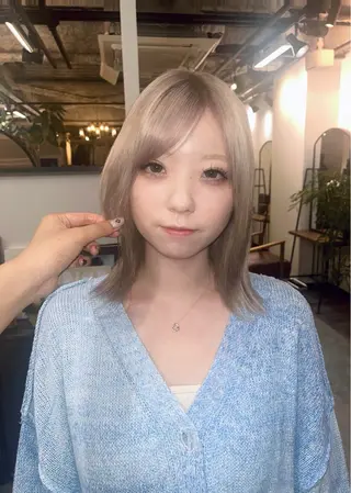 カラー 後藤 未奈のヘアスタイル
