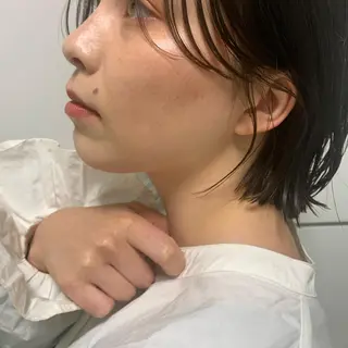ショート カラー ヘアアレンジ Rico / bob/グレージュのヘアスタイル