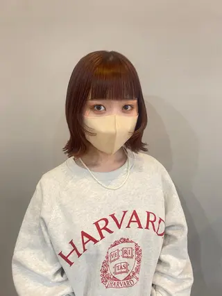 ショート カラー F-card所属・shiga mariaのヘアスタイル