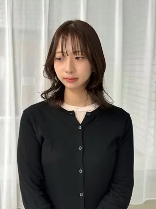 sena⌇ボブ ⌇透明感カラー🦙♡のヘアスタイル