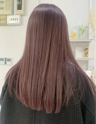 ロング カラー ツヤカラー🤍 ARISAのヘアスタイル