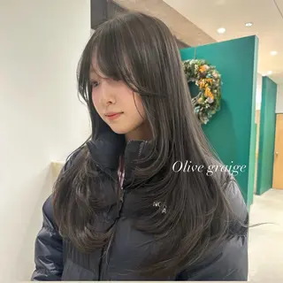 ロング カラー M所属・ハイトーン/透け感 カラー🎀真香のヘアスタイル