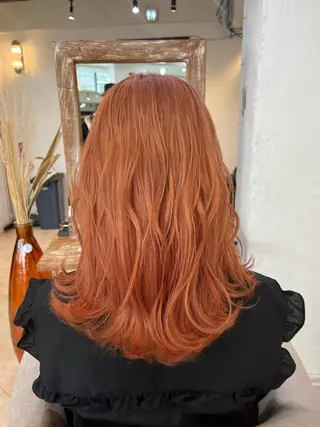 セミロング カラー 💛ハイトーン💛 りむのヘアスタイル