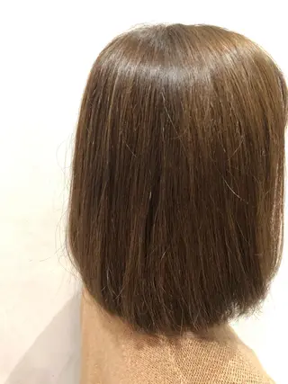 ミディアム 松永 果菜のヘアスタイル