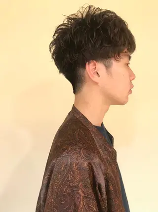 パーマ メンズ コマツリサ ROCCO eastのヘアスタイル