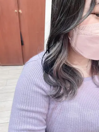 セミロング カラー 🦖鶴岡香純🦖 産休中のヘアスタイル