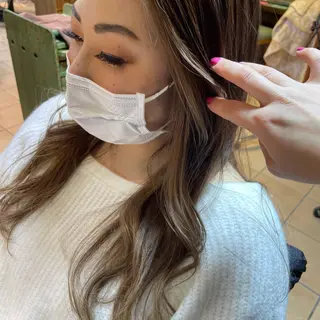 ロング カラー AMANE🌼 ハヤシサオリのヘアスタイル