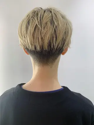 ショート メンズ レイヤーカット/艶髪 🎀笠原 優花🎀のヘアスタイル