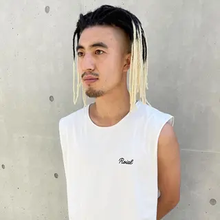 ミディアム カラー パーマ ヘアアレンジ メンズ キッズ ネイル マツエク・マツパ 中元 淳のヘアスタイル