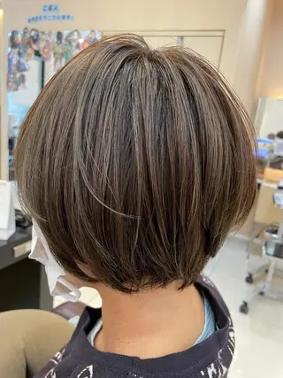 ショート カラー ヘアアレンジ リリー /Men's/パーマのヘアスタイル