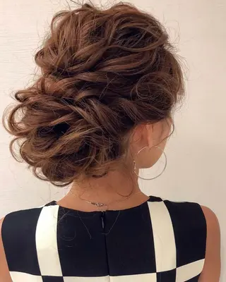 ヘアアレンジ クバガワ シュンのヘアスタイル