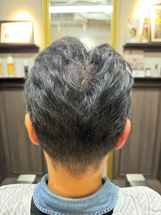 ショート パーマ メンズ LAVIE NEW STANDARD BARBER 秋葉原/神田店所属・LAVIE 秋葉原店のヘアスタイル