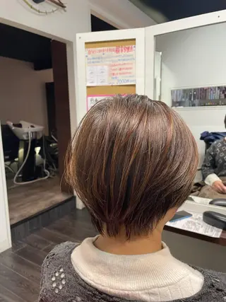ショート ヘアワークフラックス所属・阿久津 優希のヘアスタイル