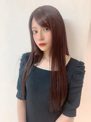 ロング カラー 汐見 悠佑のヘアスタイル