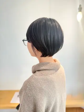 ショート カラー 安永 涼のヘアスタイル