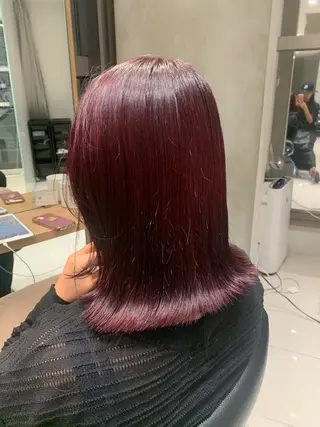 ミディアム カラー ヘアアレンジ stylist ◎RUKI.のヘアスタイル
