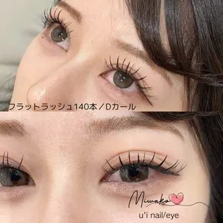 マツエク・マツパ u’i アイリストのマツエク・マツパデザイン