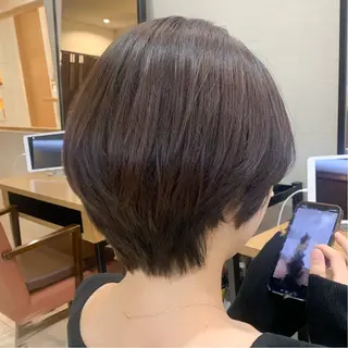ショート カラー 透明感カラー/レイ ヤー/Nana🌈のヘアスタイル