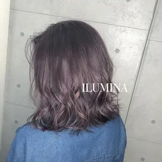 ミディアム 岸川 恭子のヘアスタイル