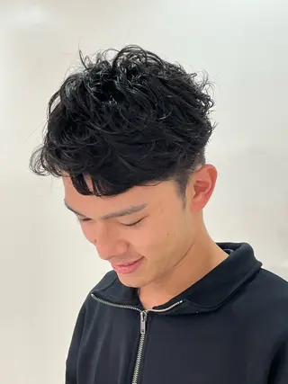 メンズ Kaho🌼/メンズ ニュアンスパーマのヘアスタイル