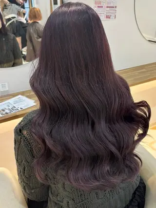 ロング カラー 😈せいと😈 ハイトーン/縮毛矯正のヘアスタイル