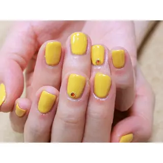 ネイル 痛ネイル/ワンホン/ フィルイン/長さだしのネイルデザイン