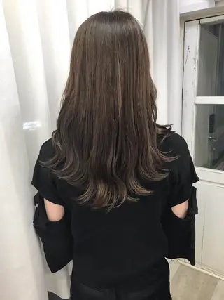 セミロング カラー ていねい技術No.1 🌈諏訪 健太のヘアスタイル