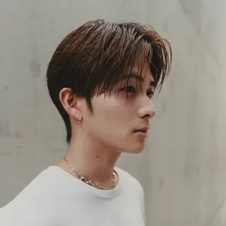 ショート カラー メンズ 大人メンズヘア メンズパーマSHUNのヘアスタイル