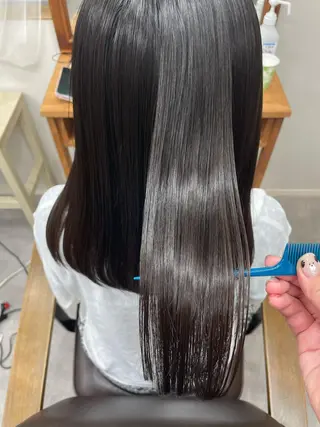 セミロング アライ レンカのヘアスタイル