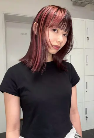ミディアム Zoey きゃなのヘアスタイル