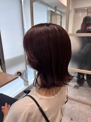 ミディアム カラー Eleanor 池袋店所属・🎀池袋🤍透明感 カラー uRaraのヘアスタイル