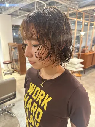 パーマ パーマ指名No. 1 磯飛⭐️慎之介のヘアスタイル
