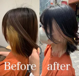 ミディアム 【酸性ストレート】 宮下和明のヘアスタイル