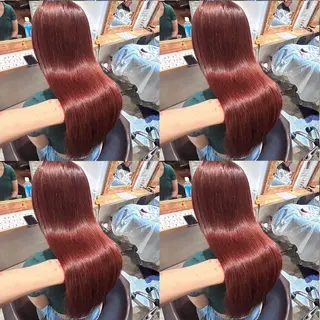 ロング カラー 韓国レイヤー/ ハッシュカットひかるのヘアスタイル