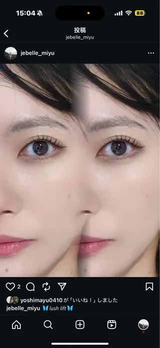 マツエク・マツパ Jebelle🎀 MIYUのマツエク・マツパデザイン