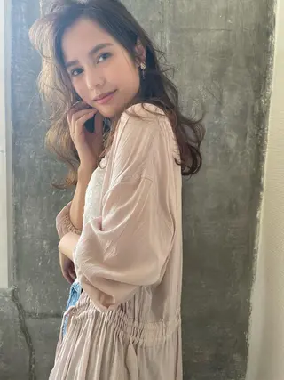 セミロング omocha hair salon所属・大嶋 伸吾のヘアスタイル