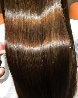 カラー 顔周りレイヤーカット 髪質改善代表西村功平のヘアスタイル