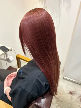 カラー miu ハイライト/一宮のヘアスタイル