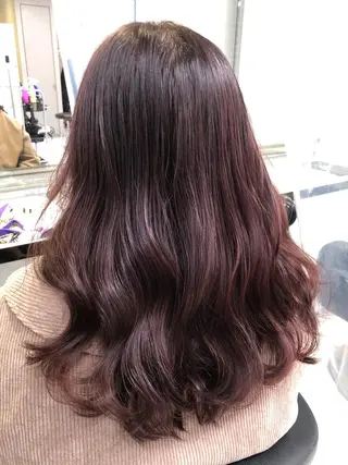 セミロング カラー ヘアアレンジ 透明感/艶髪/💖 トレンドスタイル💖のヘアスタイル