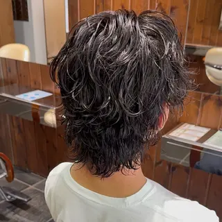 パーマ メンズ ruen大分駅店 /佐藤萌音のヘアスタイル